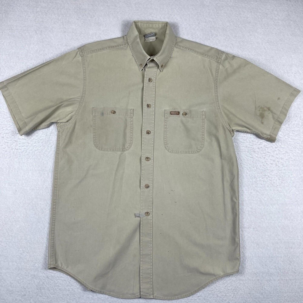 Vintage Carhartt Shirt Mens Medium Regular Workwear Casual Outdoors Travel‎ S18